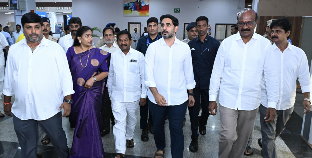 Lokesh in Vishaka
