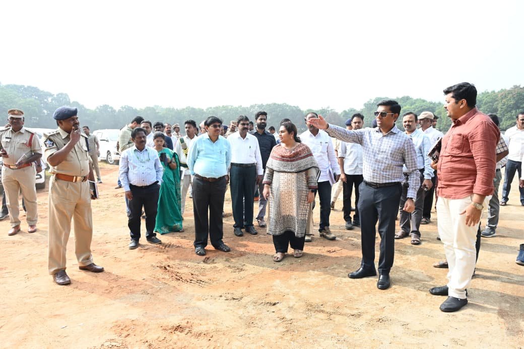 ముఖ్యమంత్రి తిరుపతి పర్యటనకు ముందస్తు ఏర్పాట్ల పరిశీలన