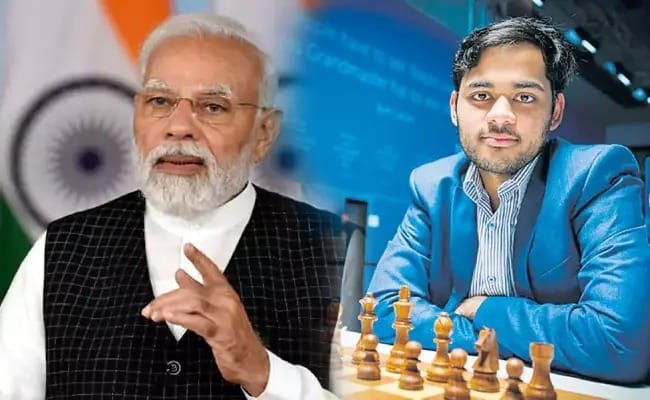 అర్జున్ ఇరిగేశికి ప్రధాని మోదీ అభినందనలు