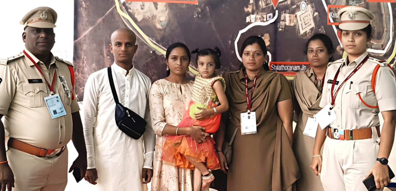 tag system in Tirumala to find missing children