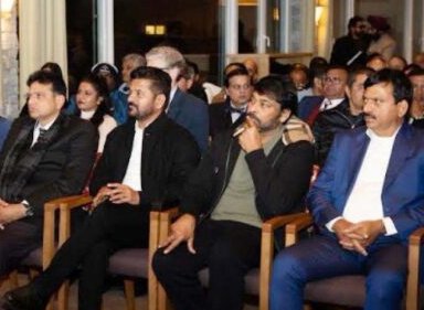 చిరుకి సీఎం సర్‌ప్రైజ్‌: దావోస్‌లో మెగాస్టార్, రేవంత్ రెడ్డి భేటీ!