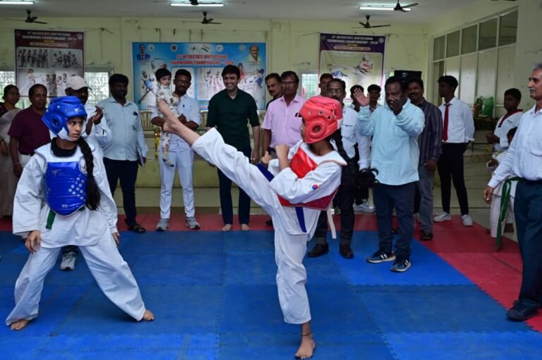 చిత్తూరులో టైక్వాండో సమరం.. కలెక్టర్ ప్రారంభం!
