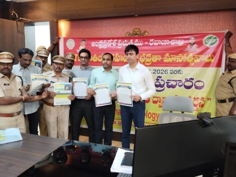 రహదారి భద్రత మనందరి బాధ్యత: జిల్లా కలెక్టర్ సుమిత్ కుమార్!