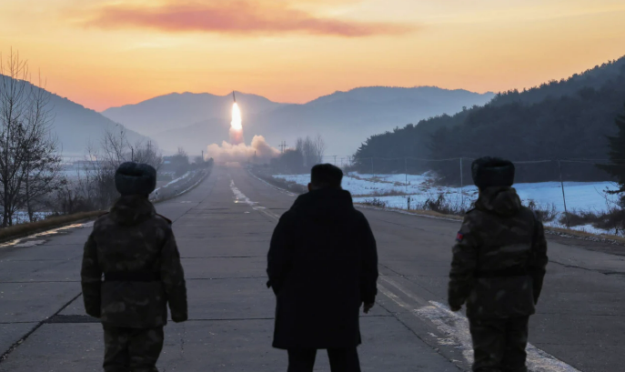 North Korea missile test