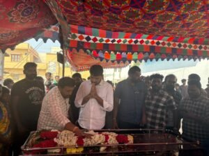 దుర్గసముద్రం ఉపసర్పంచ్‌ చిరంజీవికి మాతృవియోగం