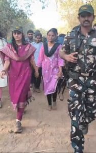 నల్లమల అడవిలో బైరెడ్డి శబరి పాదయాత్ర