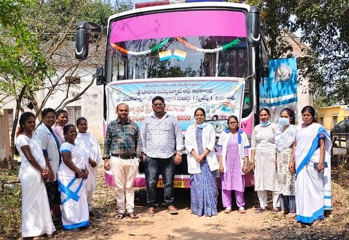 స్విమ్స్ 'పింక్ బస్సు' ద్వారా ఉచిత క్యాన్సర్ స్క్రీనింగ్..