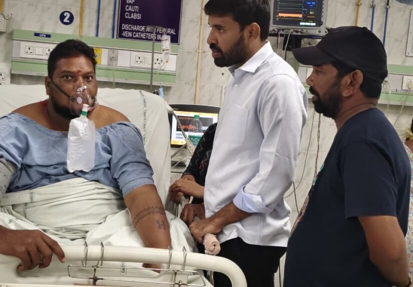 వైఎస్‌ఆర్‌సీపీ తిరుపతి రూరల్ సోషల్‌ మీడియా అధ్యక్షునికి అనారోగ్యం