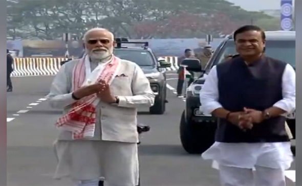 అస్సాంలో ప్రధాని మోడీ పర్యటన