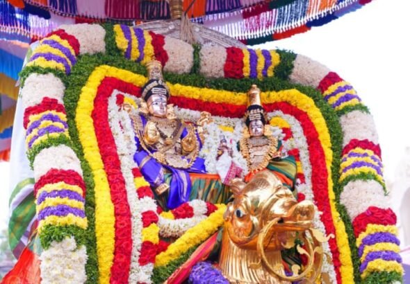 హంస వాహనంపై శ్రీకాళహస్తీశ్వరుడు చిద్విలాసం