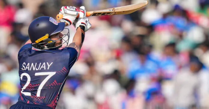 యూఎస్‌ఏ భారీ స్కోరు: నమీబియా ముందు 200 పరుగుల భారీ లక్ష్యం