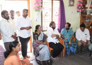 బాధిత కుటుంబానికి నల్లపరెడ్డి ప్రసన్న పరామర్శ..