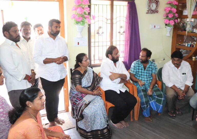 బాధిత కుటుంబానికి నల్లపరెడ్డి ప్రసన్న పరామర్శ..