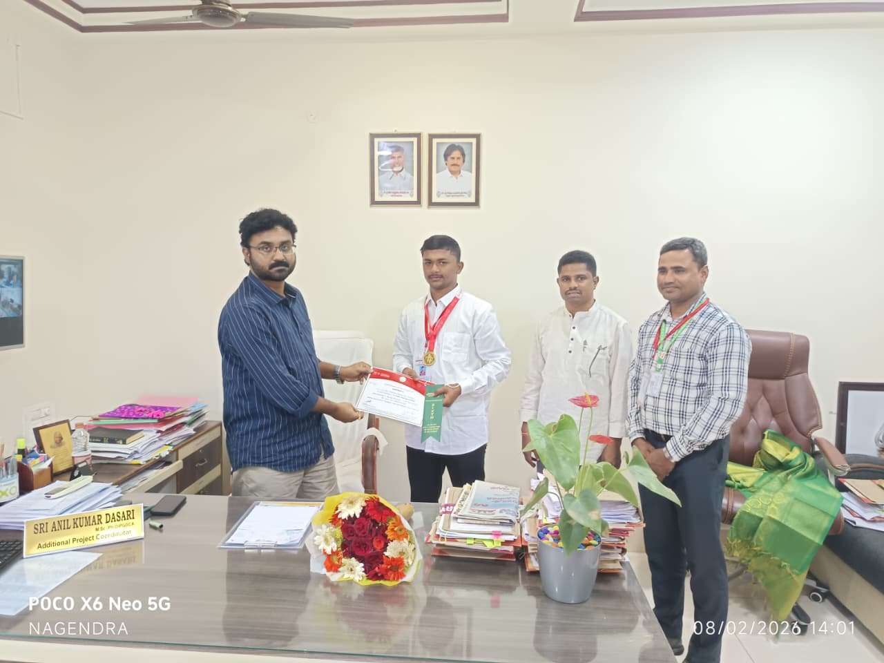 ఢిల్లీలో ప్రకాశం యువకుడి రికార్డు..