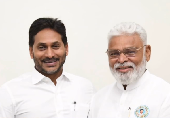 Ambati with Jagan