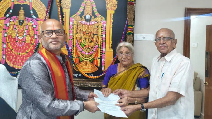 40 laks dnation to TTD