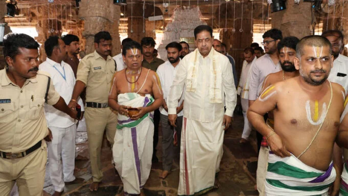 BR Naidu at Ontimitta