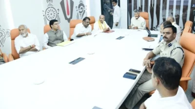 CM REVIEW MEETING IN TIRUMALA