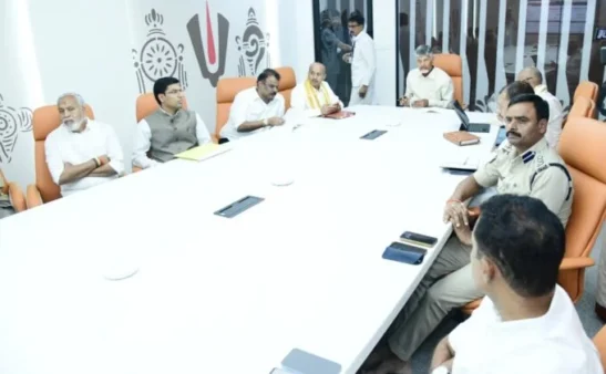 CM REVIEW MEETING IN TIRUMALA