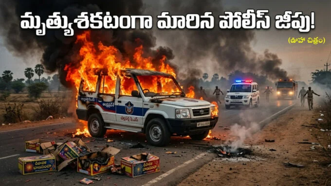 Challapalli Police Vehicle Explosion