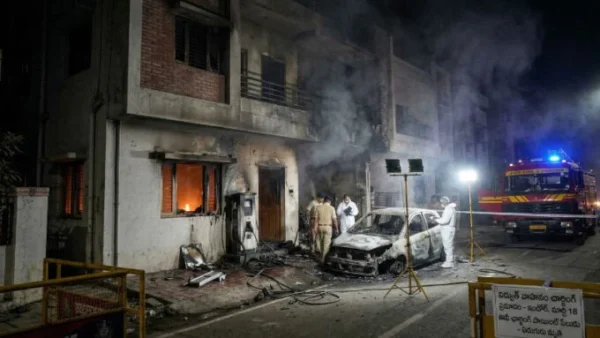 EV charging accident