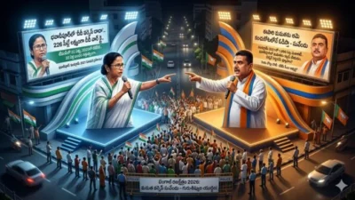 బెంగాల్ పాలిటిక్స్‌లో ‘బిగ్ ఫైట్’: మమతను ఆమె గడ్డపైనే సవాల్ చేస్తున్న సువేందు..