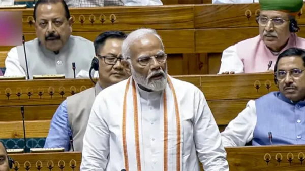 Modi in Parliament