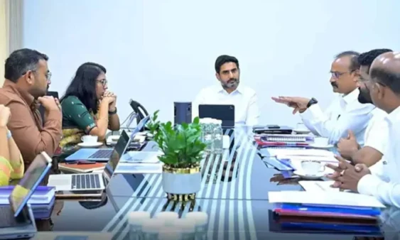 NARA LOKESH REVIEW MEETING