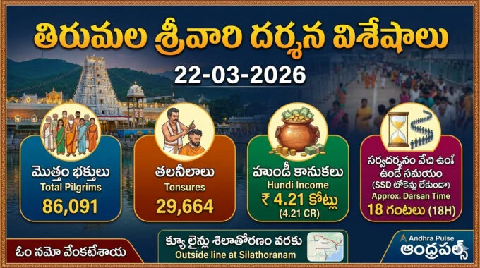 Tirumala update 23 march 26