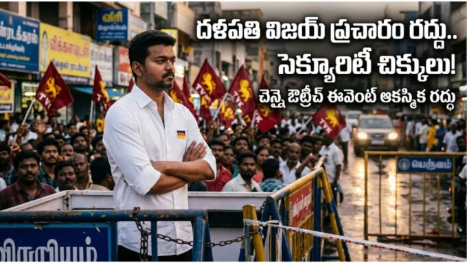 Vijay Campaign Cancelled