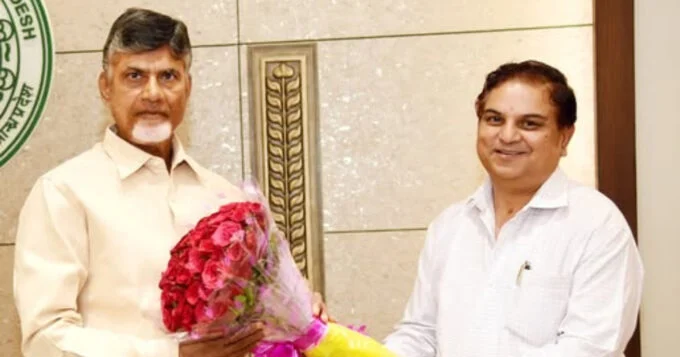 Anil chandra Punitha with CM