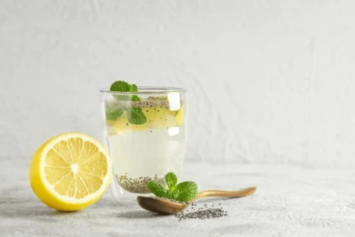 CHIA SEED WITH LEMON JUICE