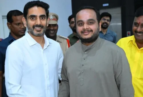 Chintakayala with Nara Lokesh