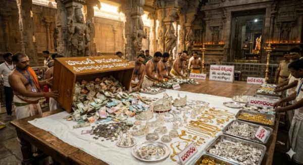 Srikalahasti Temple Hundi Income